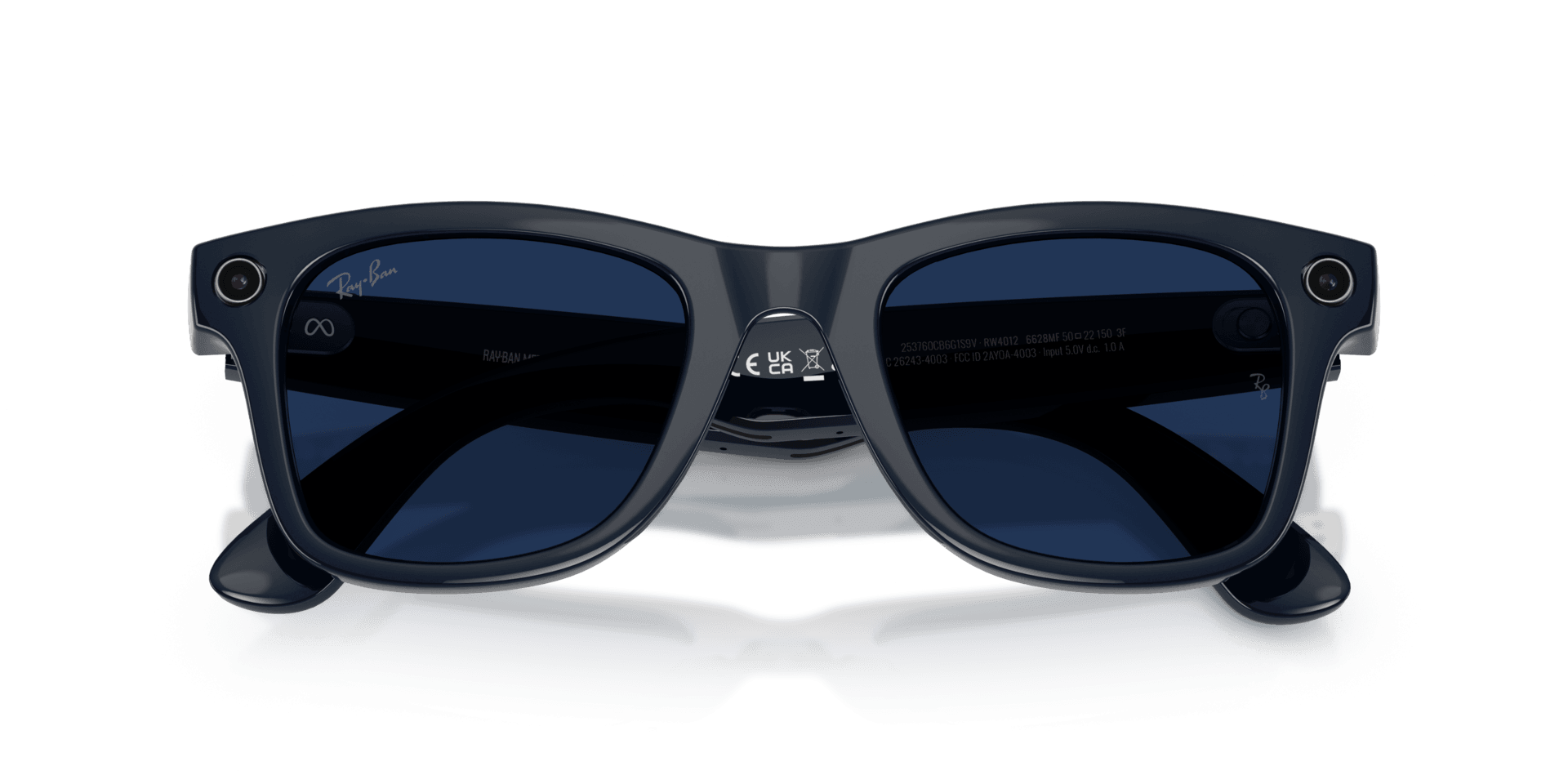 Ray-Ban | Meta Wayfarer Shiny Cosmic Blue - Gen 2 | Square | Cosmic Blue | Clear/Sapphire