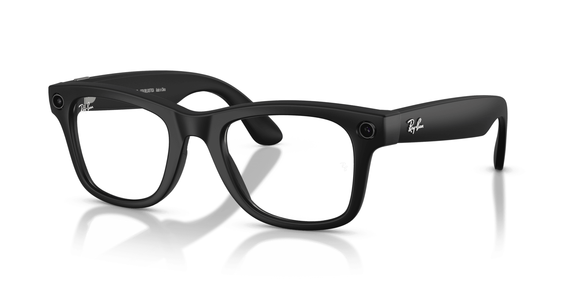 Ray-Ban | Meta Wayfarer Matte Black - Gen 2 | Square | Black | Clear/Grey