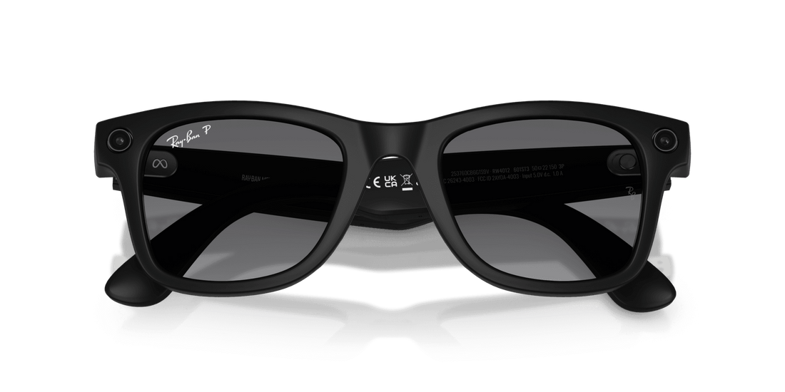 Ray-Ban | Meta Wayfarer Matte Black - Gen 2 | Square | Black | Graphite