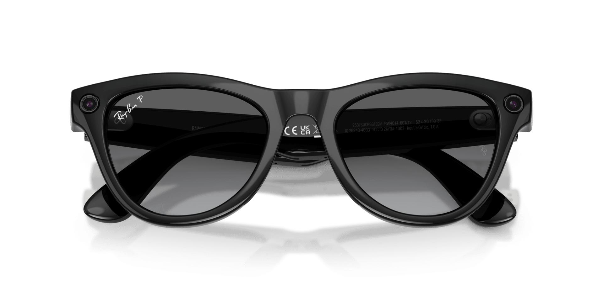Ray-Ban | Meta Skyler Shiny Black - Gen 2 | Cat Eye | Black | Graphite