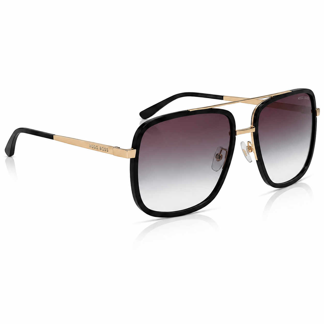 TOMMY HILFIGER Men Solid Square Sunglasses - TH2611C1BKBR59S