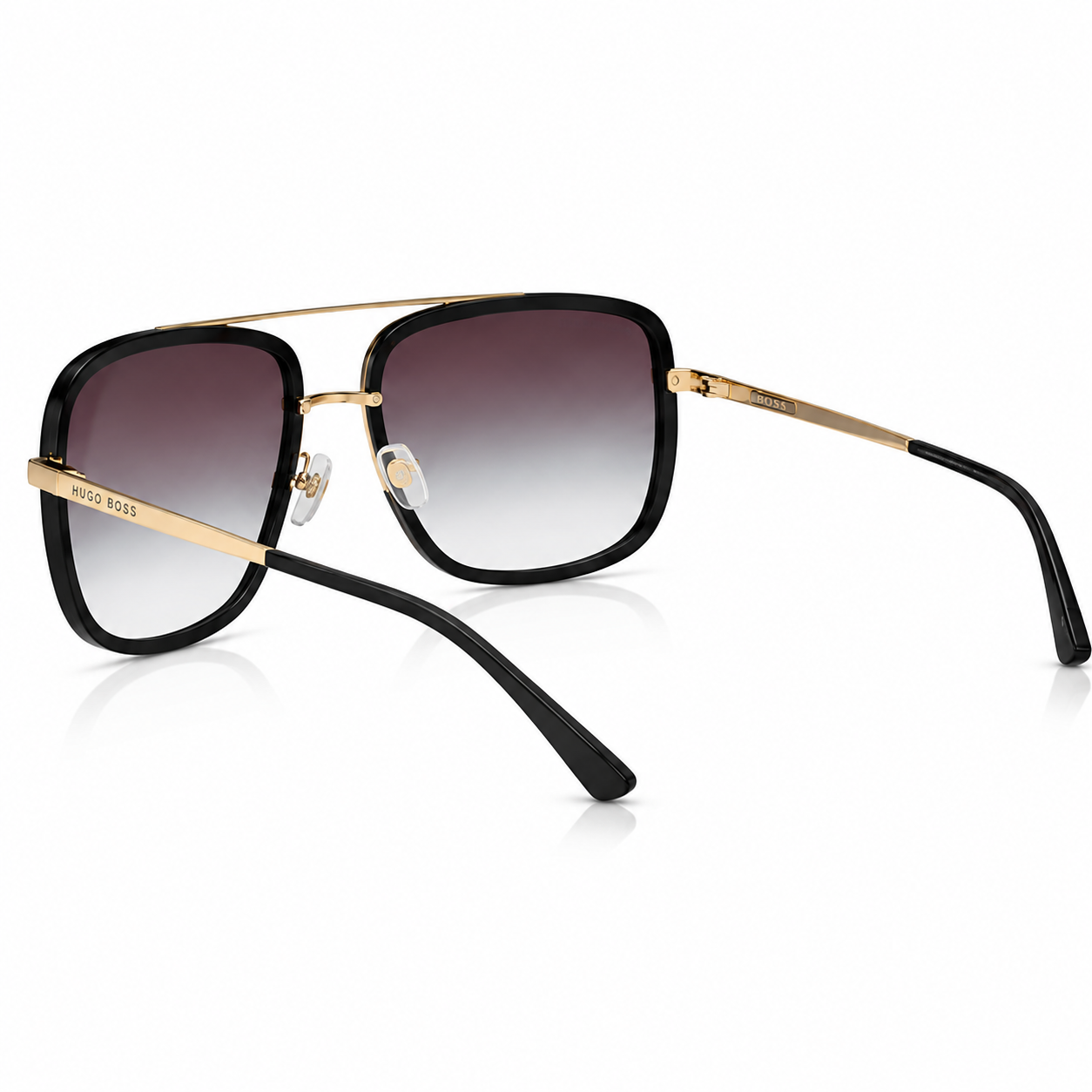 TOMMY HILFIGER Men Solid Square Sunglasses - TH2611C1BKBR59S