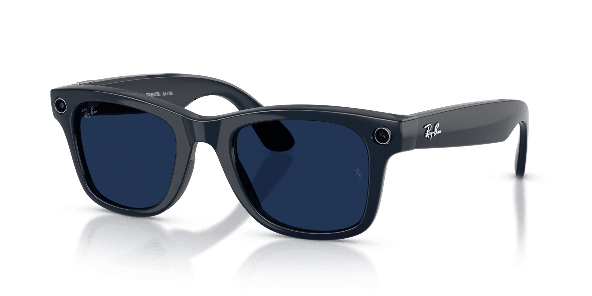 Ray-Ban | Meta Wayfarer Shiny Cosmic Blue - Gen 2 | Square | Cosmic Blue | Clear/Sapphire