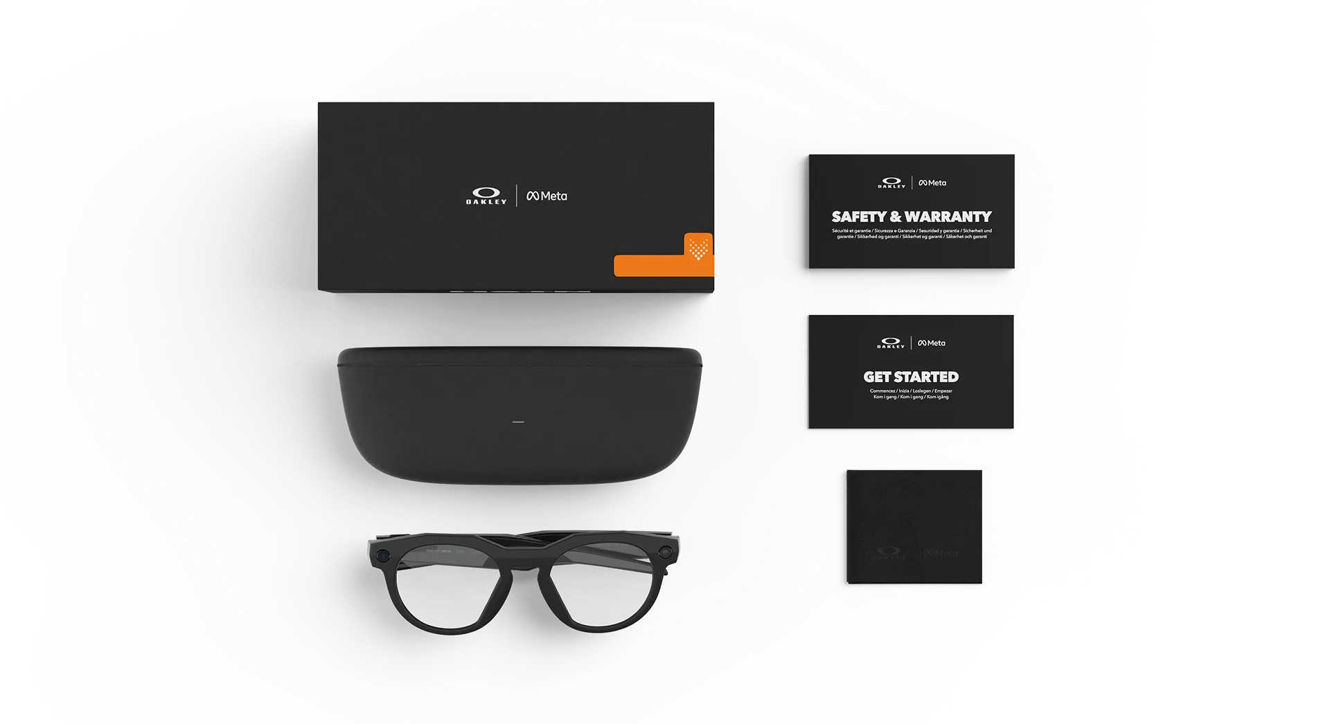 FRAME BLACK LENS CLEAR 0OW8002 800207