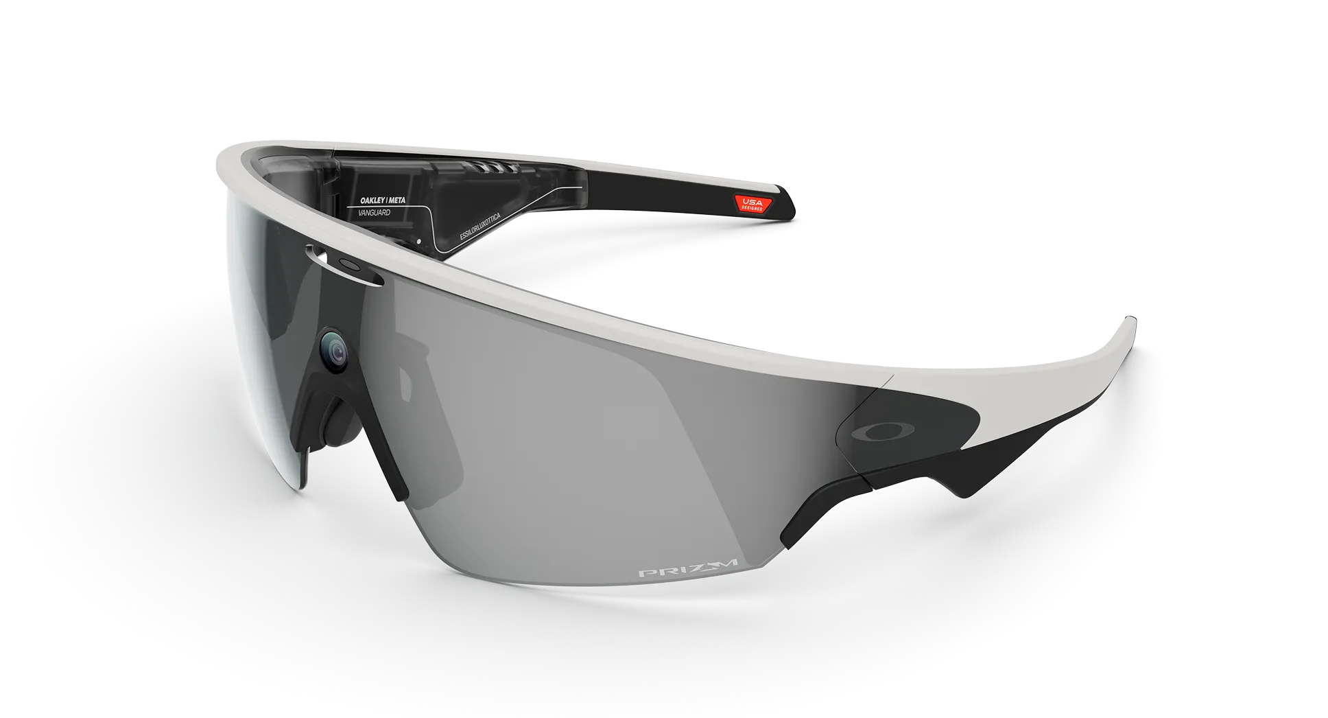 OAKLEY Meta Vanguard Unisex White Frame Prizm Black Lens - 0OW800180010552