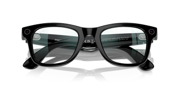 Ray-Ban | Meta Wayfarer Large Shiny Black - Gen 1 | Frame Color: Shiny Black | Lens Color: Clear