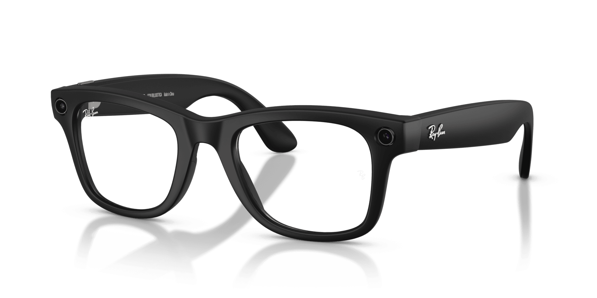 Ray-Ban | Meta Wayfarer Matte Black - Gen 2 | Square | Black | Clear