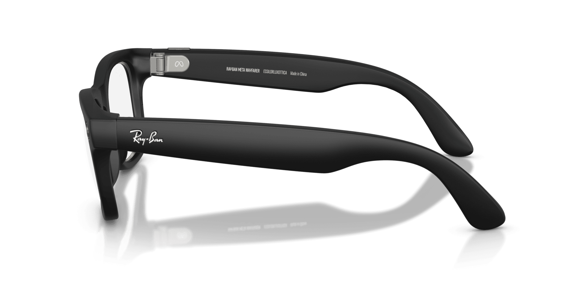 Ray-Ban | Meta Wayfarer Matte Black - Gen 2 | Square | Black | Clear/Grey