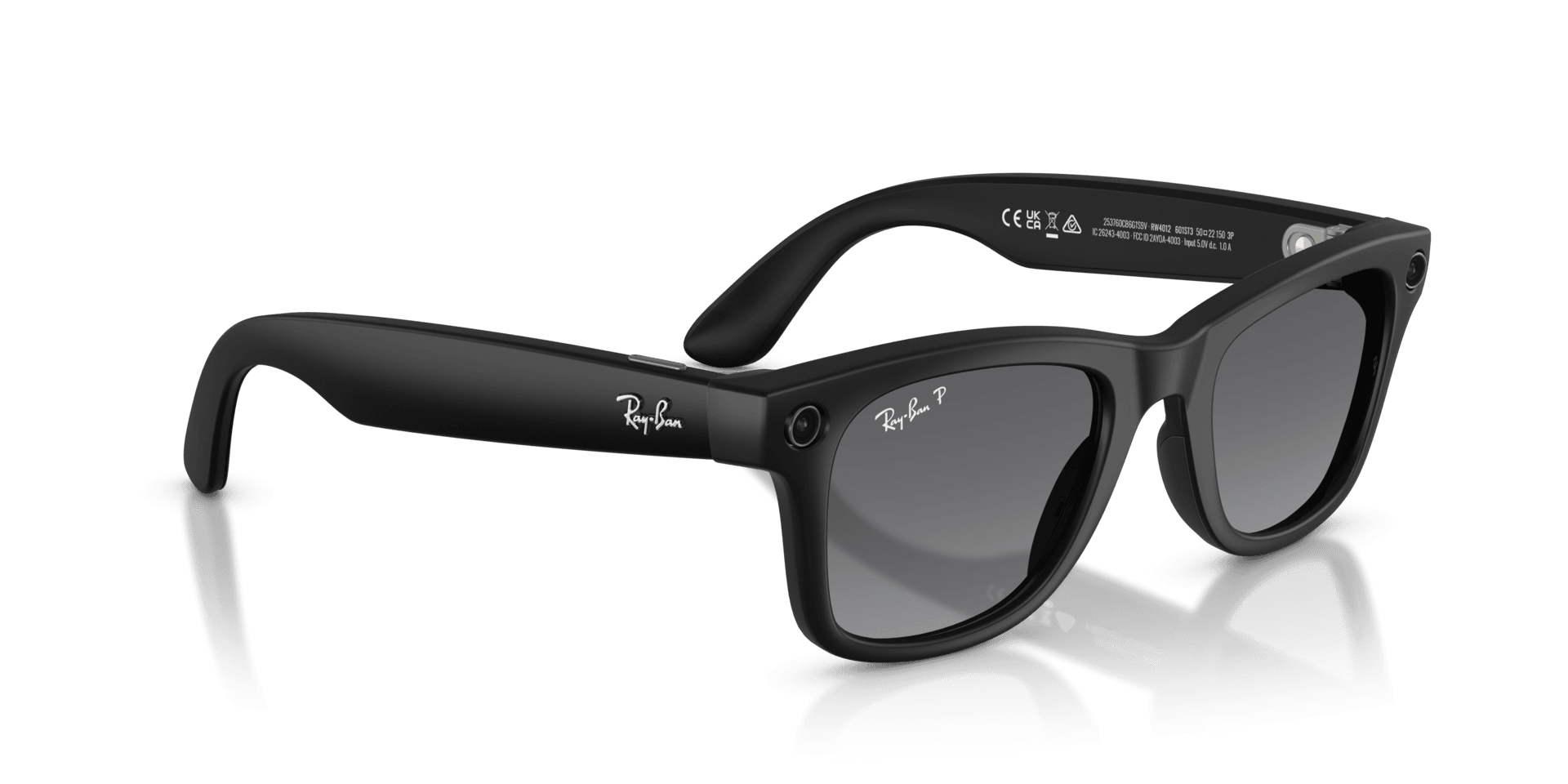 Ray-Ban | Meta Wayfarer Matte Black - Gen 2 | Square | Black | Graphite