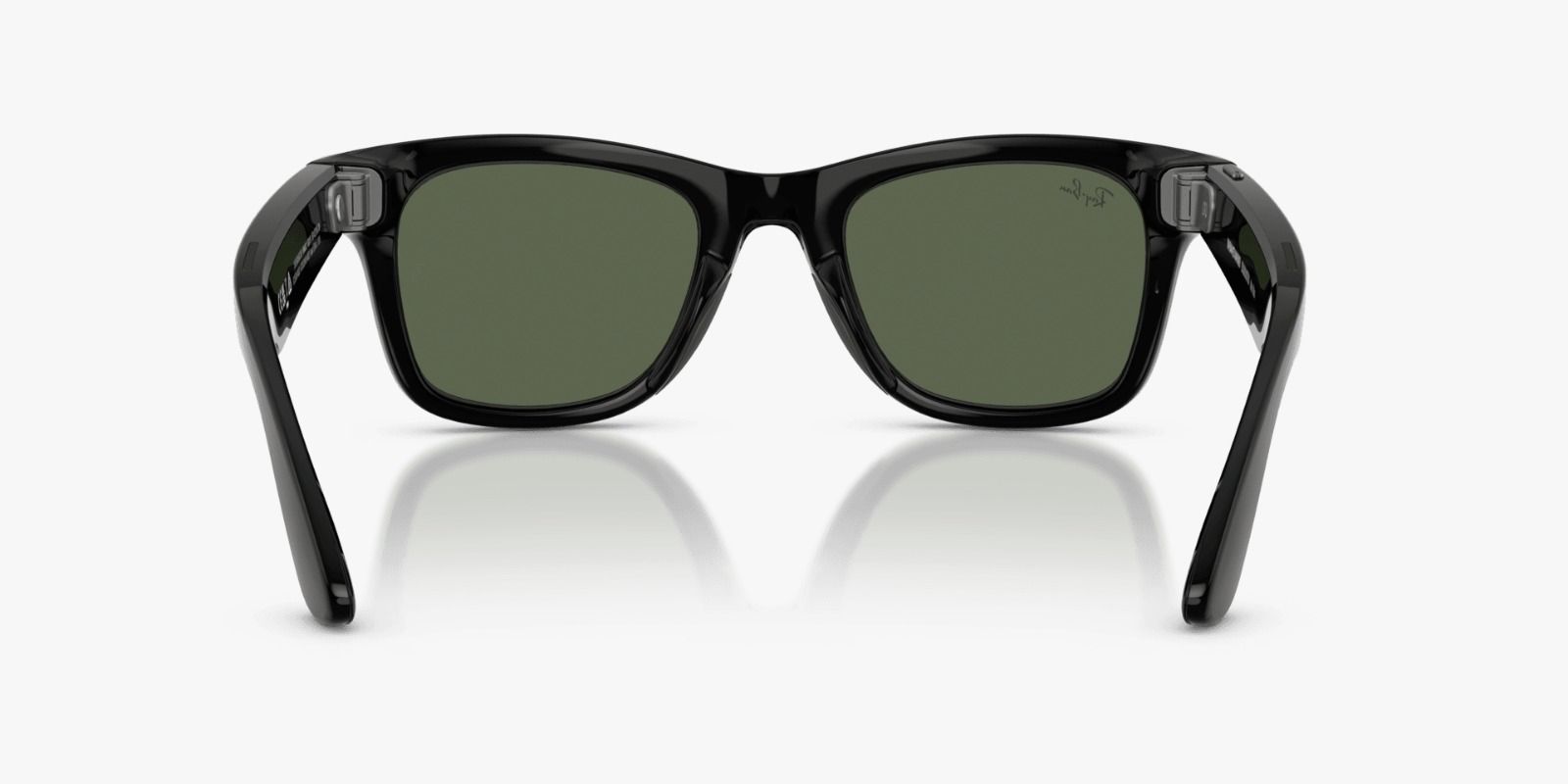 Ray-Ban | Meta Wayfarer Shiny Black - Gen 2 | Square | Black | G-15 Green