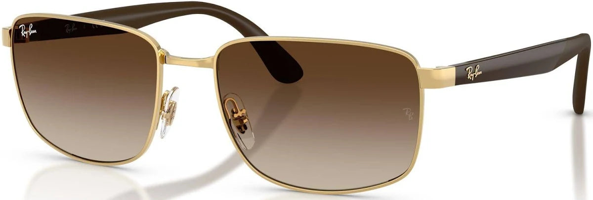 Rayban Core Brown Gradient Irregular Unisex Sunglasses 0RB3759I001/1357