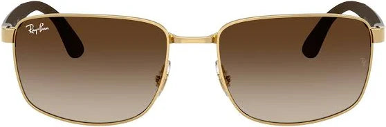 Rayban Core Brown Gradient Irregular Unisex Sunglasses 0RB3759I001/1357