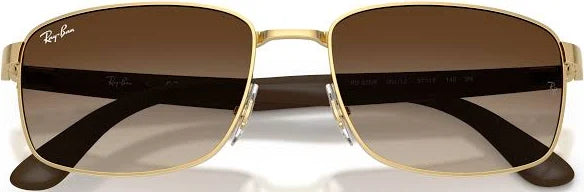Rayban Core Brown Gradient Irregular Unisex Sunglasses 0RB3759I001/1357