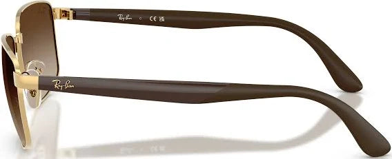 Rayban Core Brown Gradient Irregular Unisex Sunglasses 0RB3759I001/1357