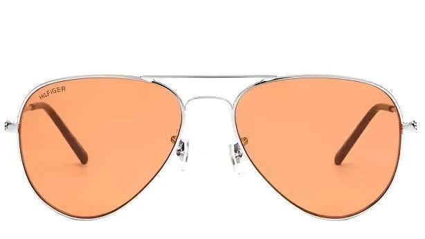 Tommy Hilfiger Men Aviator UV Protected Sunglasses TH 1574PL C11 S-Orange
