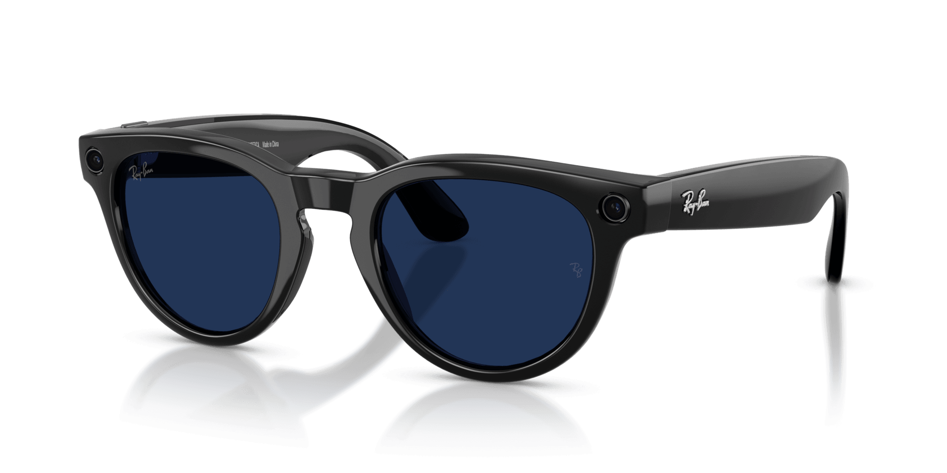 Ray-Ban | Meta Headliner Shiny Black - Gen 2 | Phantos | Black | Clear/Sapphire
